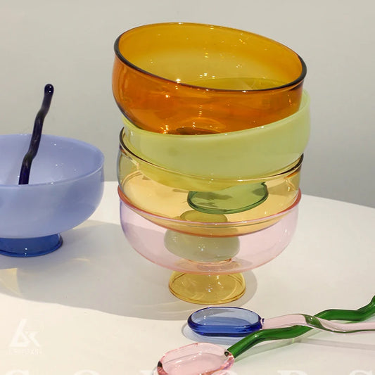 Ice-cream  Glass Bowl