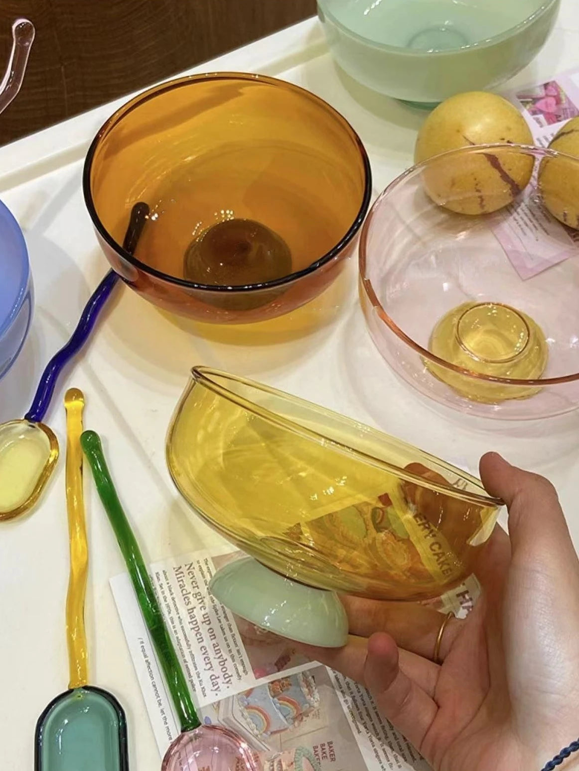 Ice-cream  Glass Bowl