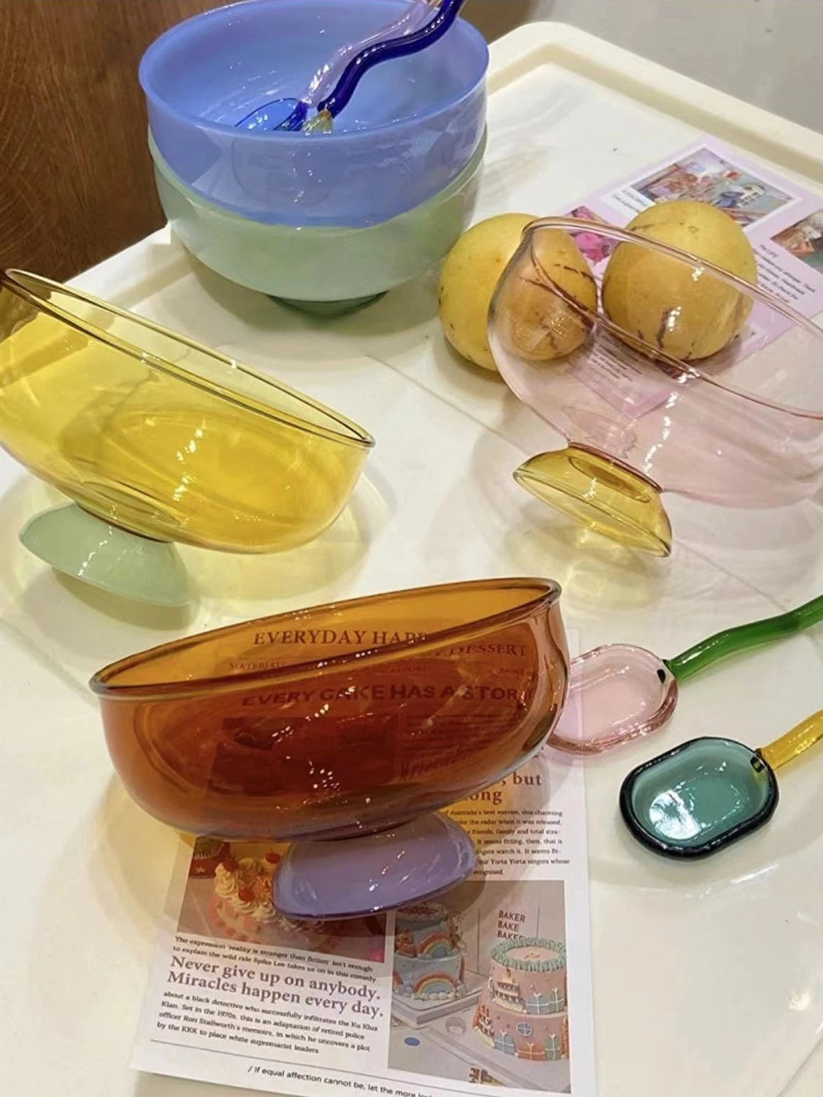 Ice-cream  Glass Bowl